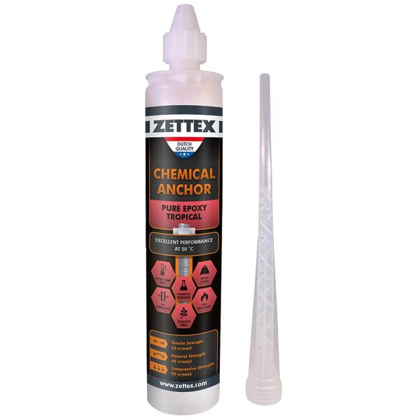 تصویر چسب کاشت میلگرد زتکس تروپیکال ZETTEX PURE EPOXY TROPICAL
